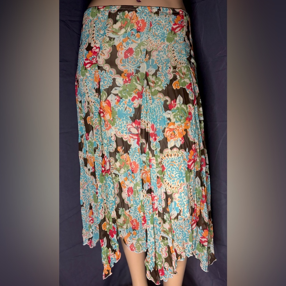 Cato Colorful Floral Maxi Skirt